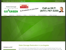 Tablet Screenshot of losangeleswaterdamage.info